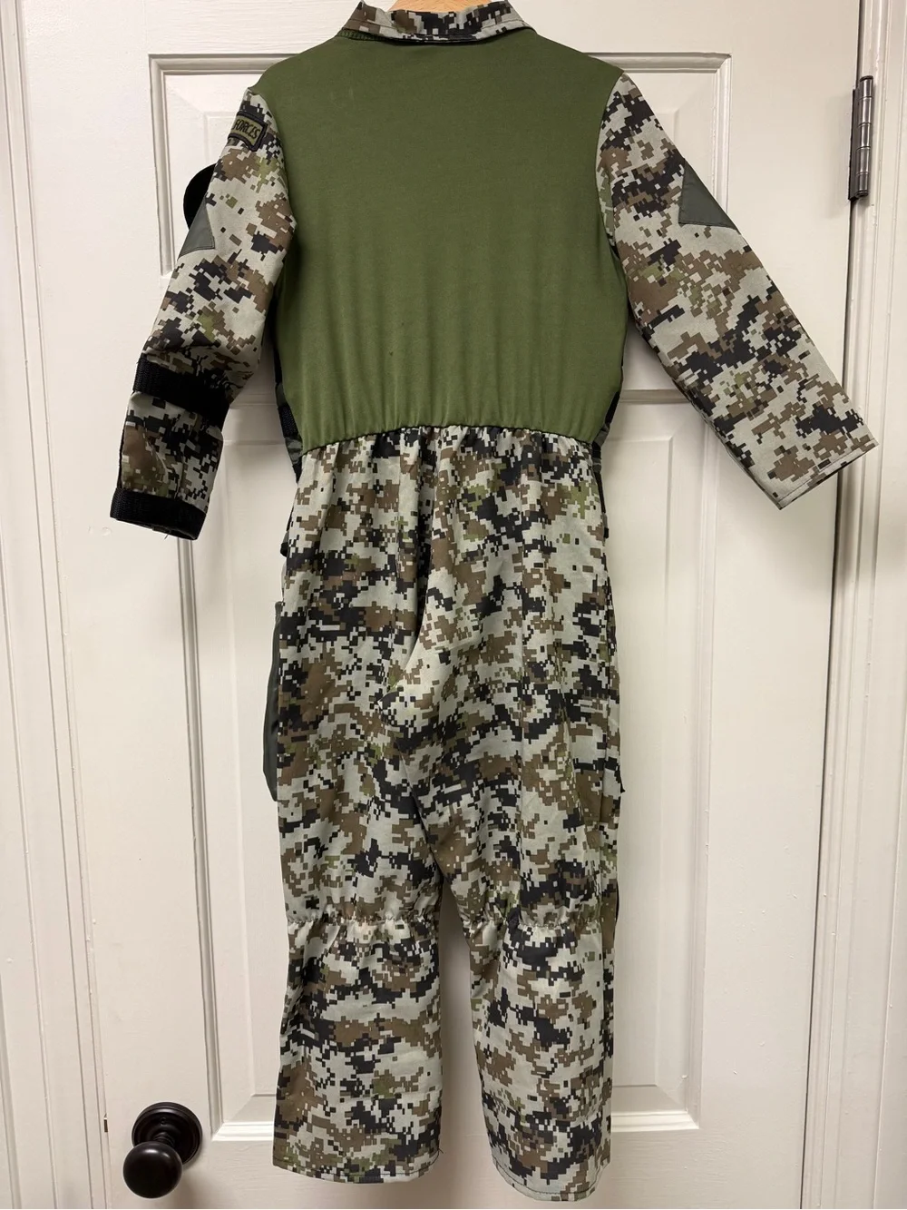 Kids Digital Camo Tactical Costume - Olive Green